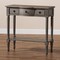 Baxton Studio Noelle French Provincial Gray Finished 1-Drawer Wood Console Table 155-8845 - alternate 4
